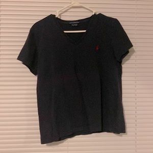Navy blue/ black polo shirt, size L. Hardly ever worn.